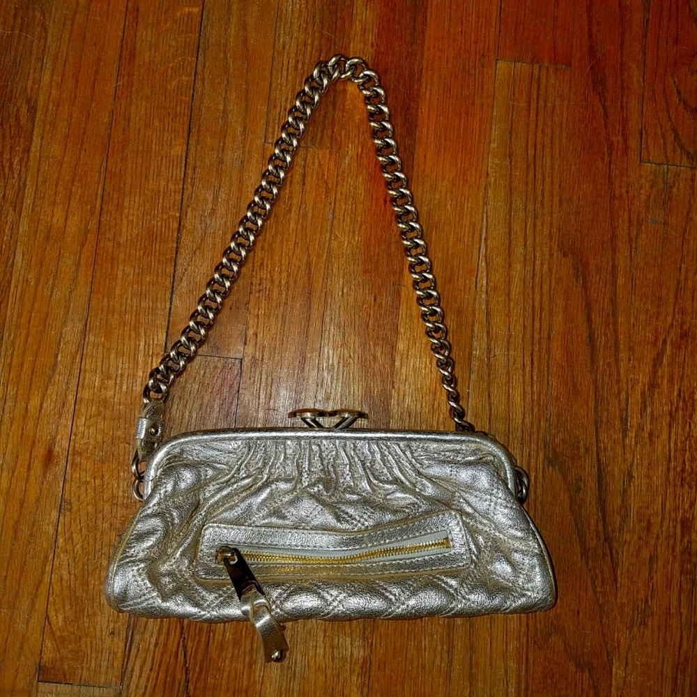 Marc Jacobs Gold Little Stam Bag